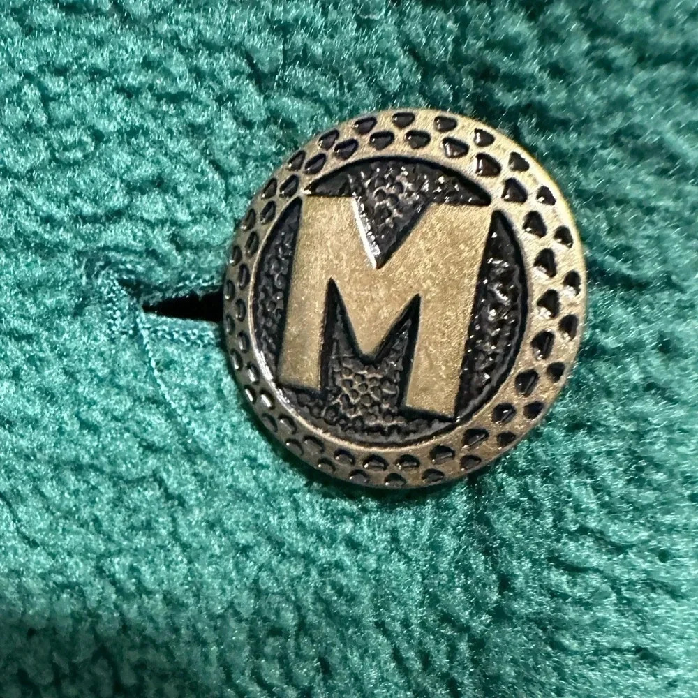 Vintage Bob Mackie Green Fleece Coat Attached Sca… - image 8